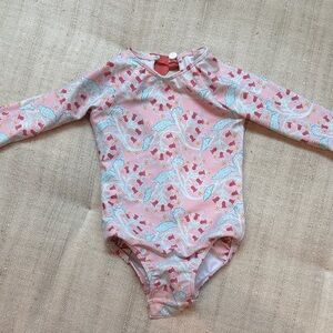 Minnow Long Sleeve Baby / Toddler Swimsuit. Size 1